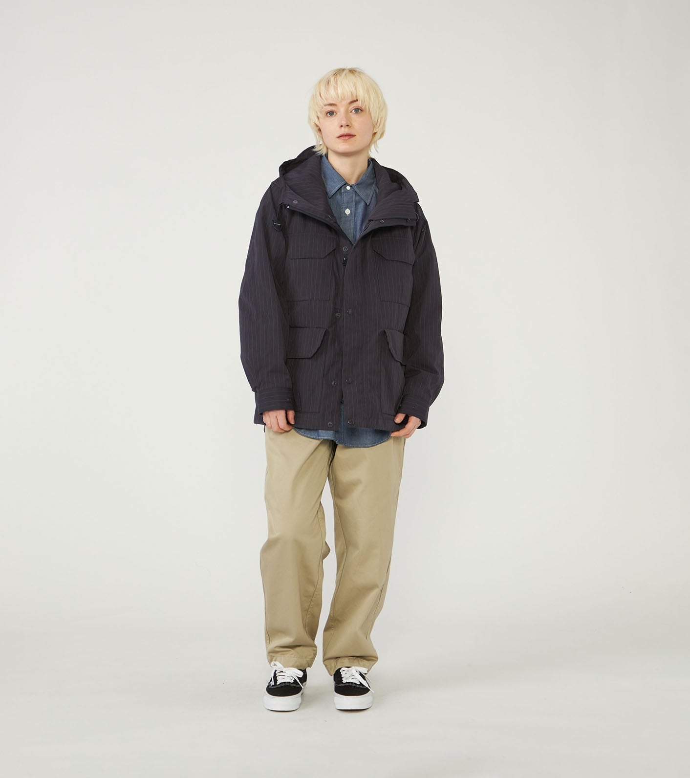 Purple Label 65/35 Striped Mountain Parka