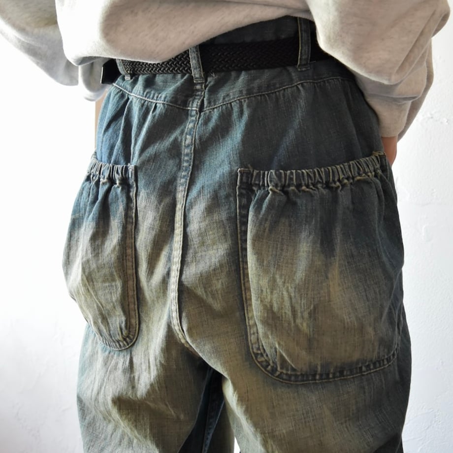 refomed OLD MAN DENIM TROUSERS "USED"