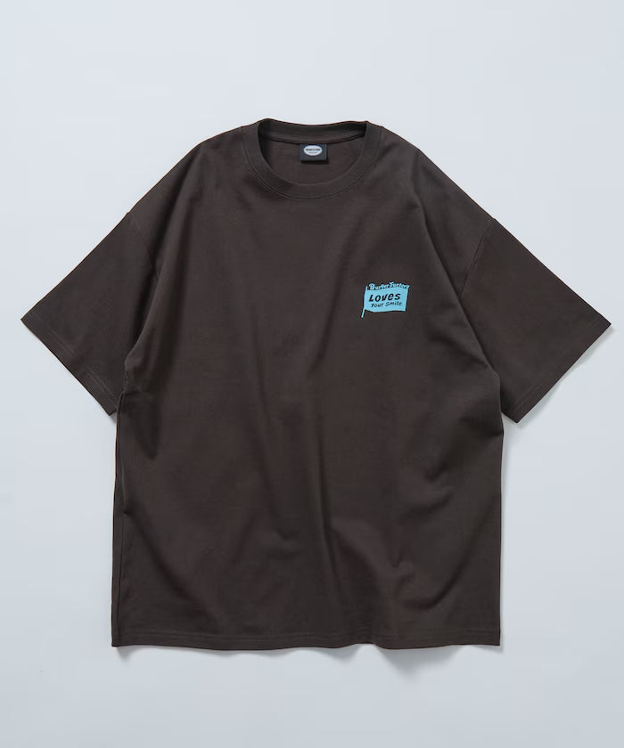 Burger Factory x FREAK'S STORE Burger Factory Special Big Silhouette Back Print Crew Neck T-shirt