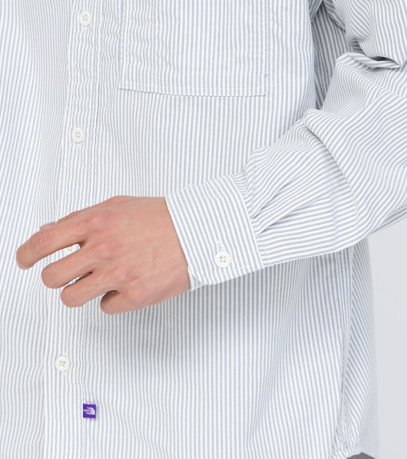 THE NORTH FACE PURPLE LABEL Button Down Striped Field Shirt