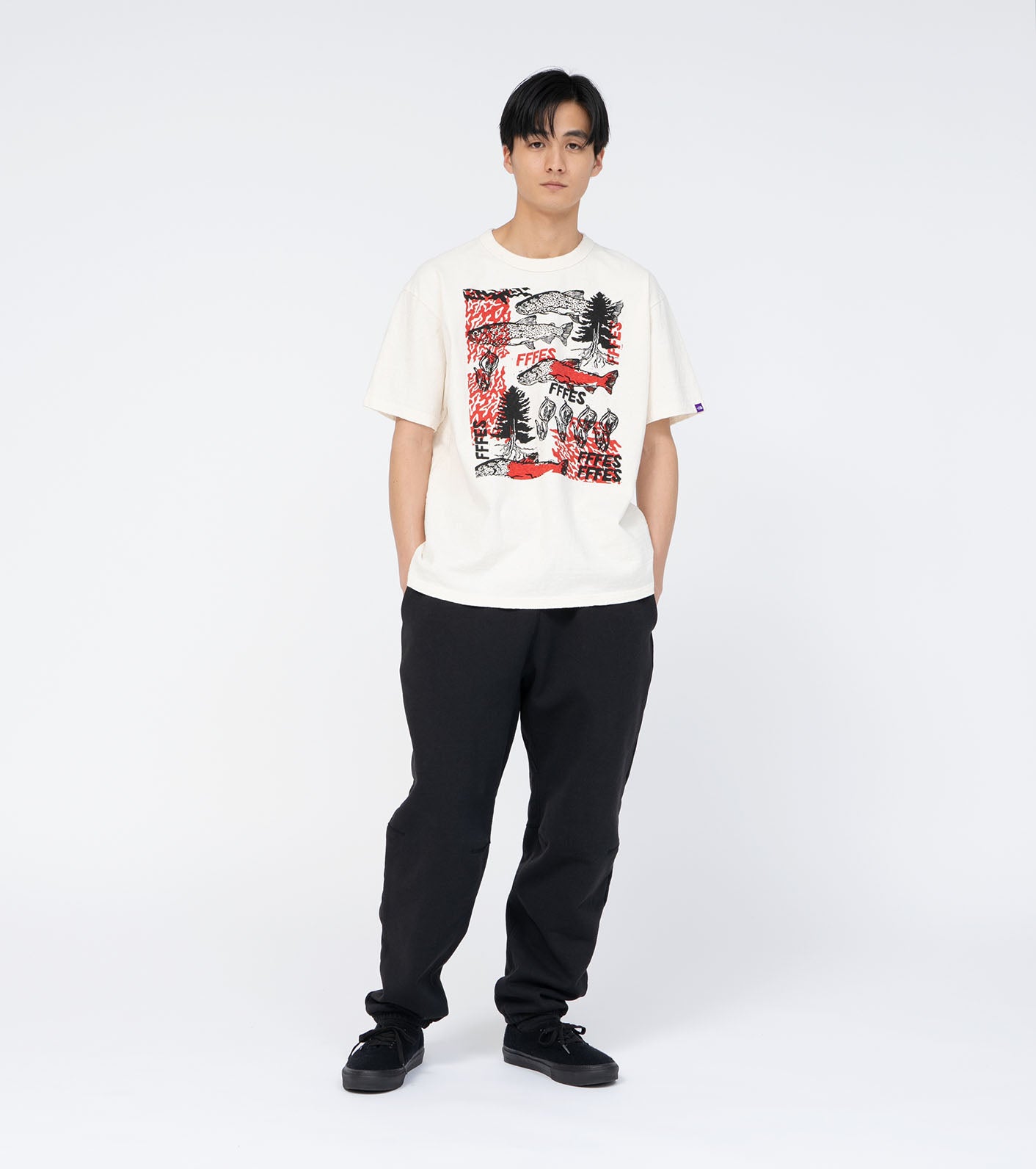 THE NORTH FACE PURPLE LABEL FFFES Patterned Graphic Tee