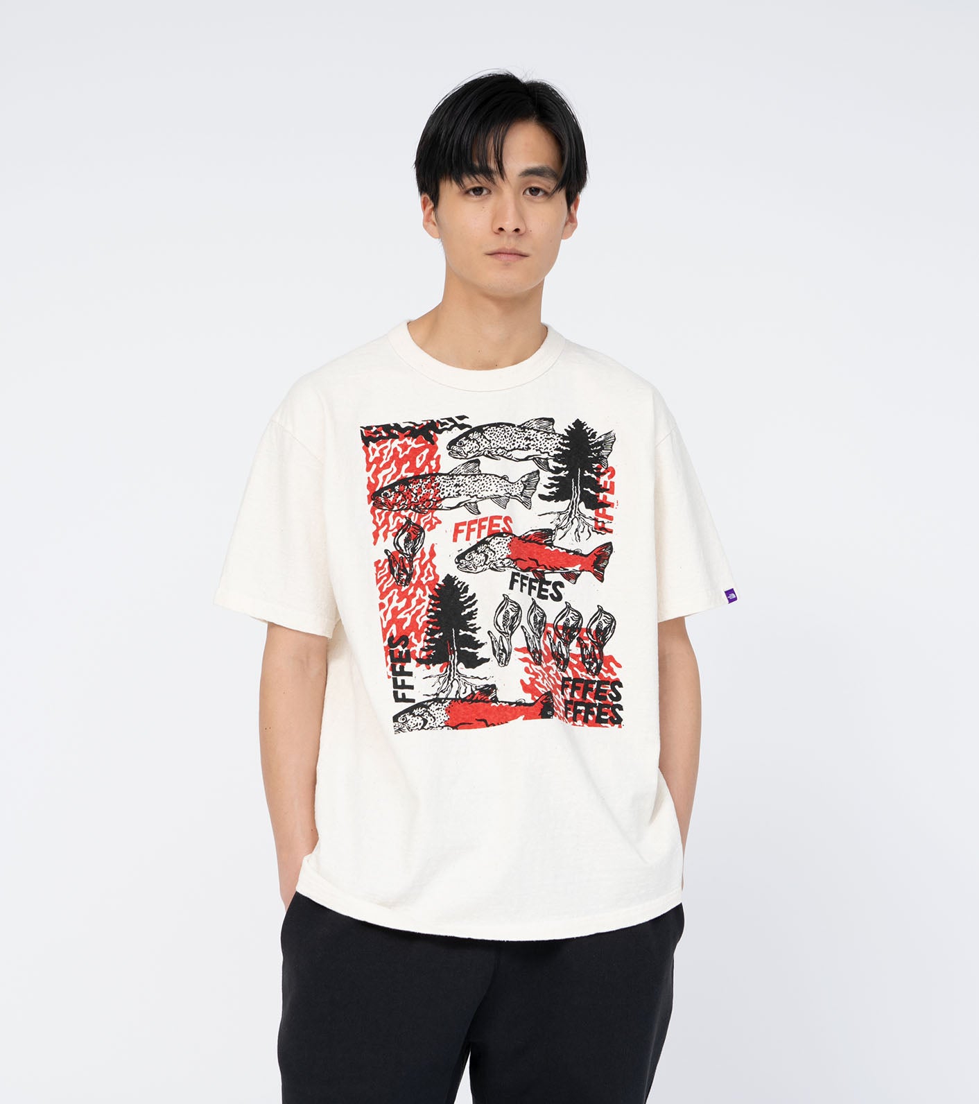 THE NORTH FACE PURPLE LABEL FFFES Patterned Graphic Tee