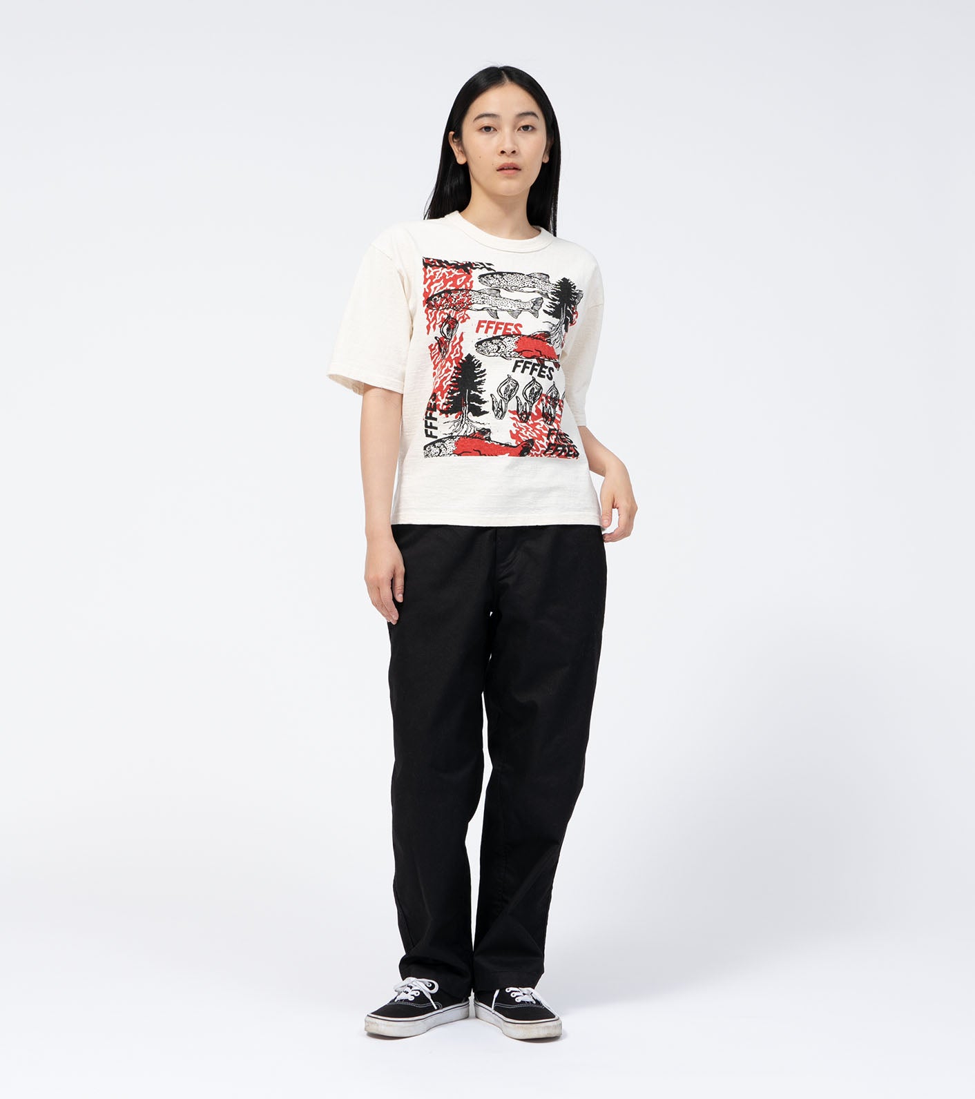 THE NORTH FACE PURPLE LABEL FFFES Patterned Graphic Tee