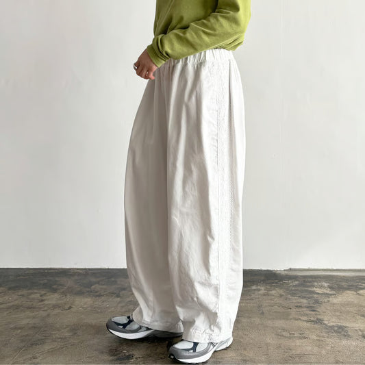 HARVESTY LACE SIDE EASY CIRCUS PANTS