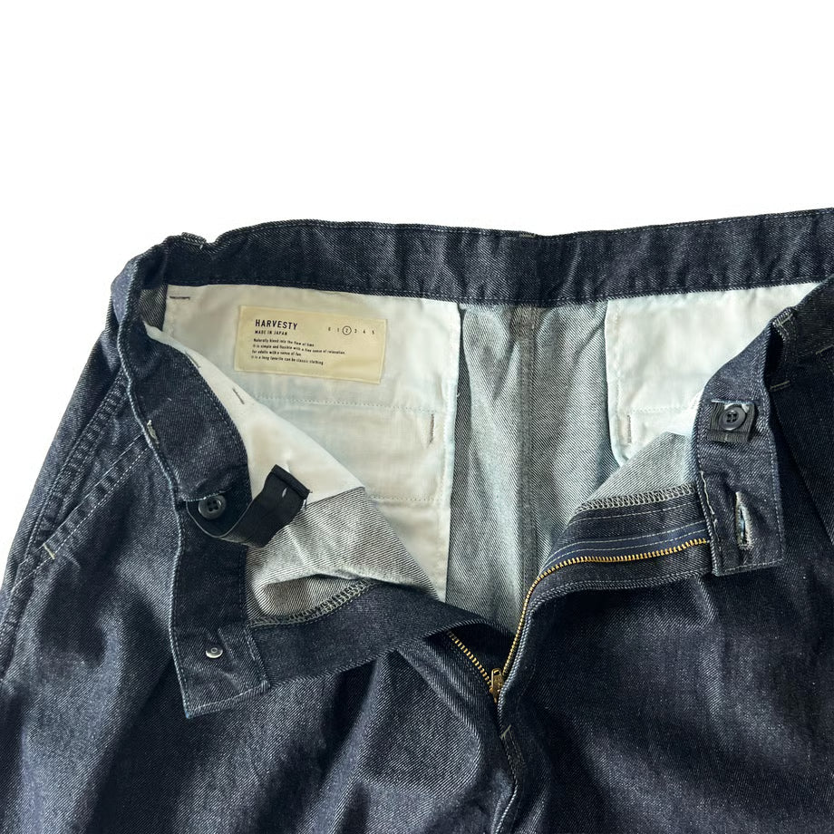 HARVESTY BIG DENIM CIRCUS PANTS (ONE WASH)