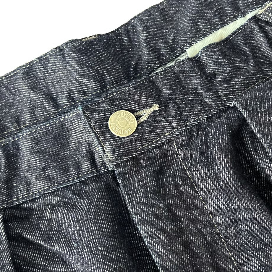 HARVESTY BIG DENIM CIRCUS PANTS (ONE WASH)