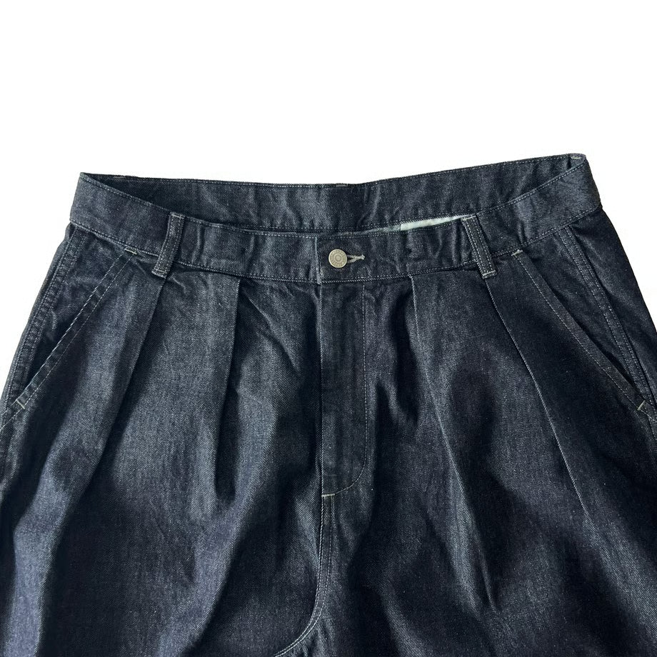 HARVESTY BIG DENIM CIRCUS PANTS (ONE WASH)