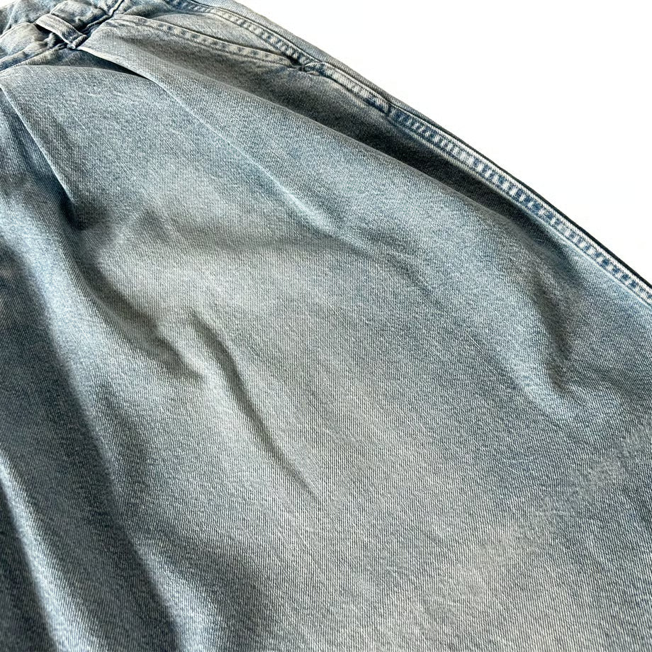 HARVESTY BIG DENIM CIRCUS PANTS (USED BLUE)