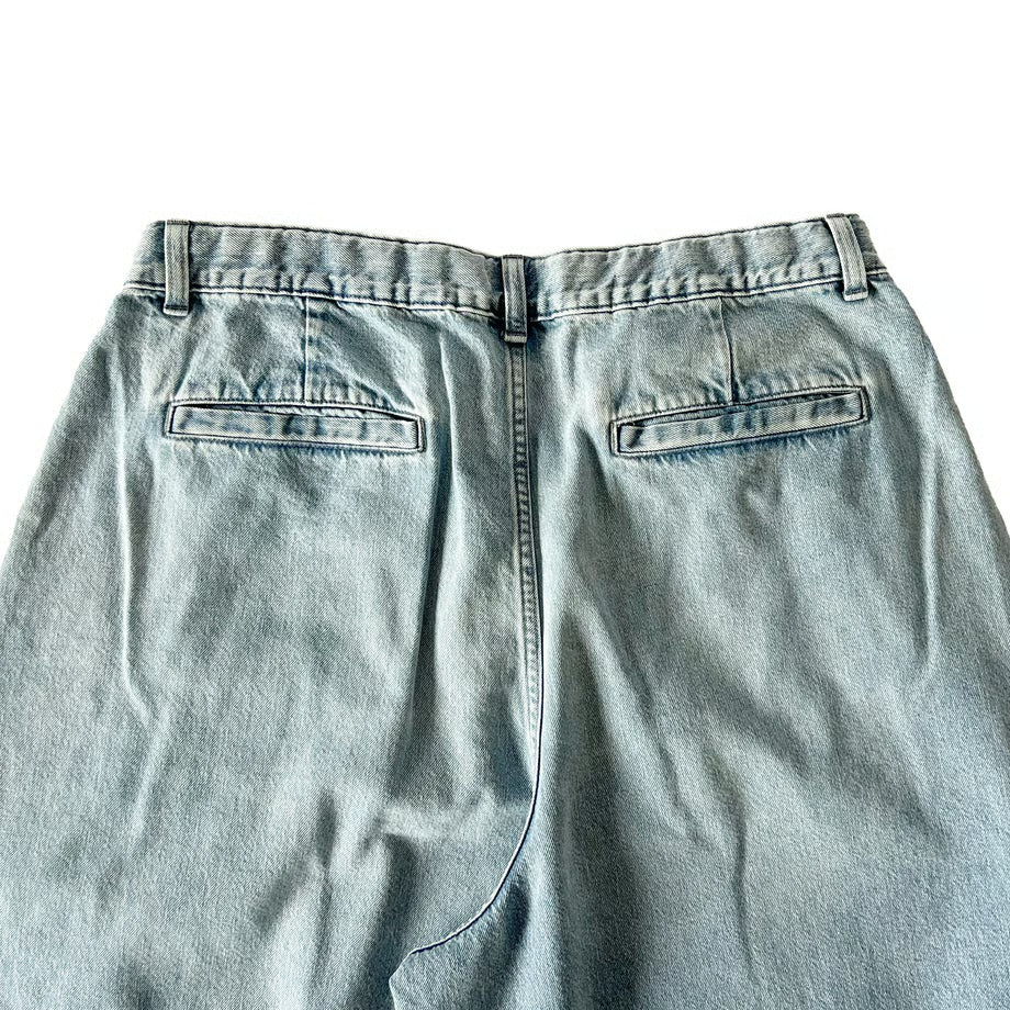 HARVESTY BIG DENIM CIRCUS PANTS (USED BLUE)