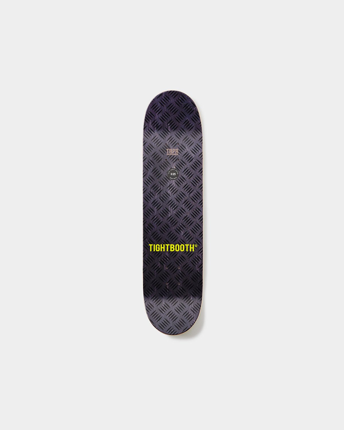 TIGHTBOOTH LOGO SKATEBOARD SAFETY YELLOW / BLACK