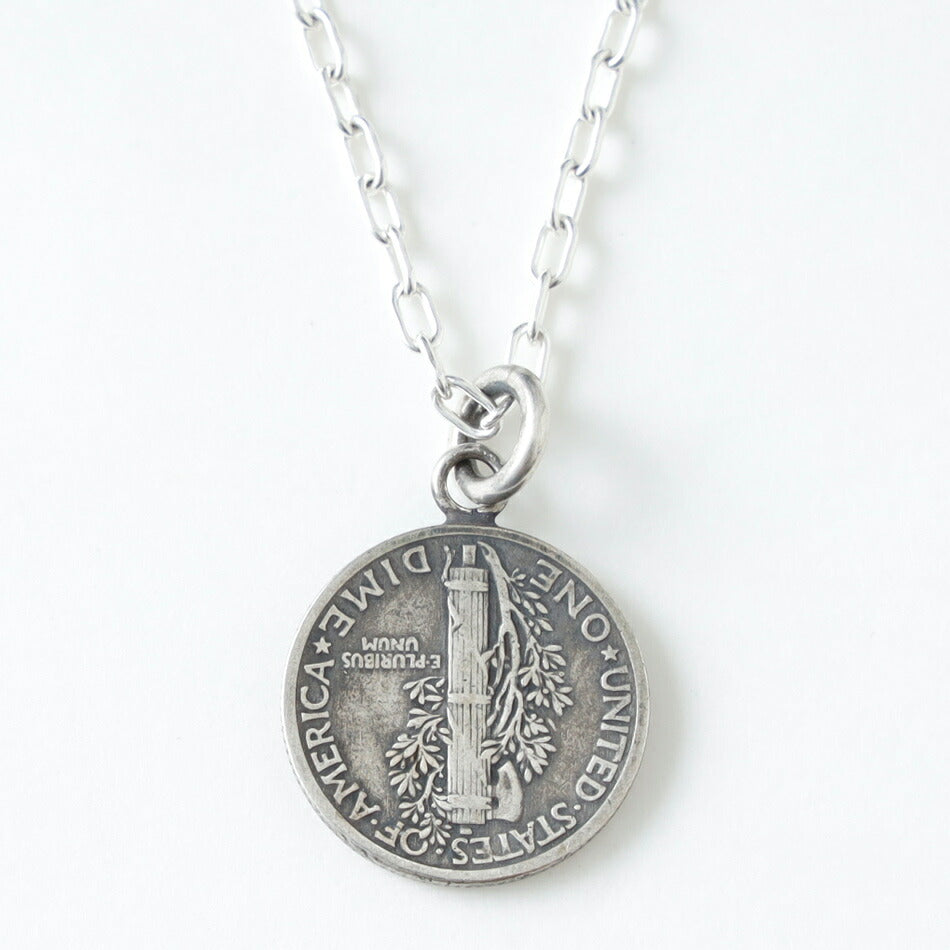 Button Works Mercury Dime Coin Necklace - Star