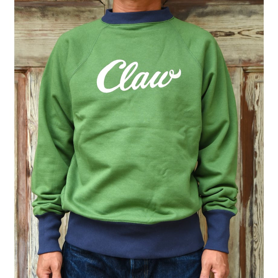 FREEWHEELERS & CO. "THE LURE WITH THE CLAW" RAGLAN SLEEVE SWEAT SHIRT