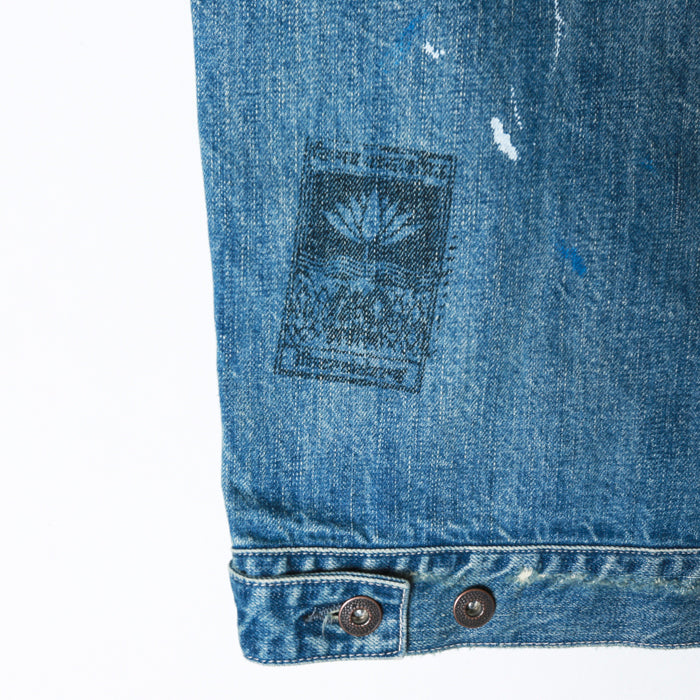 Liberaiders STAMPED DENIM JACKET