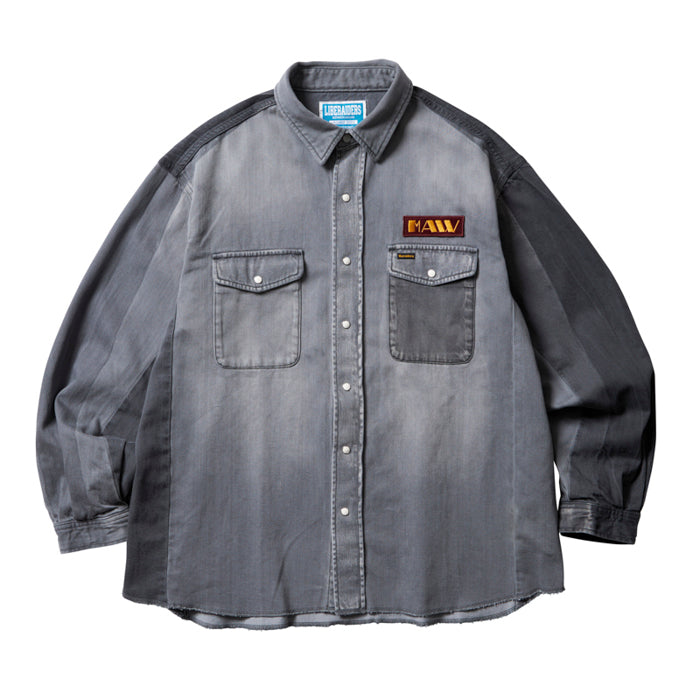 Liberaiders REMAKE DENIM SHIRT