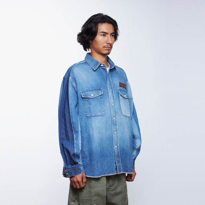 Liberaiders REMAKE DENIM SHIRT