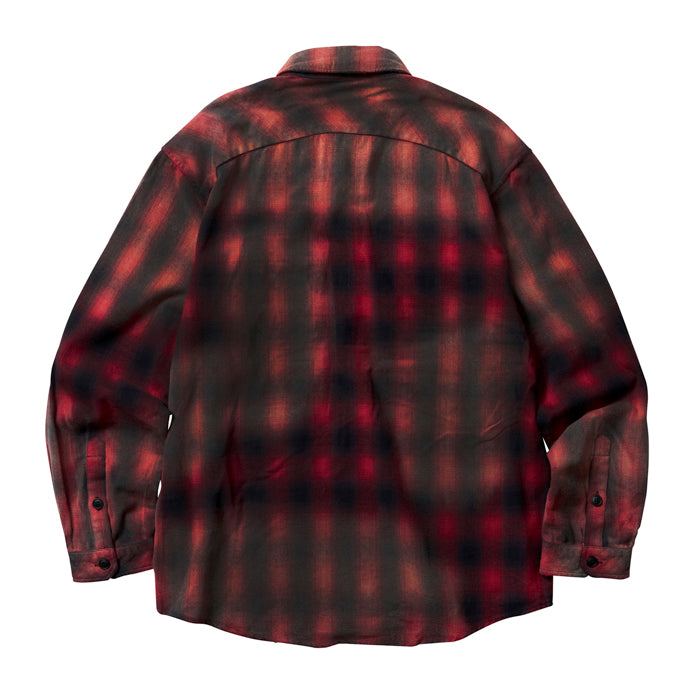 Liberaiders BLEACHED PLAID SHIRT