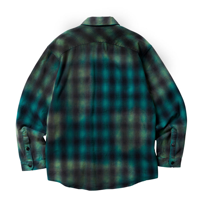 Liberaiders BLEACHED PLAID SHIRT