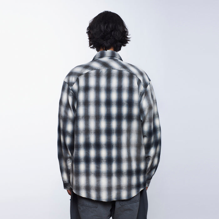 Liberaiders BLEACHED PLAID SHIRT