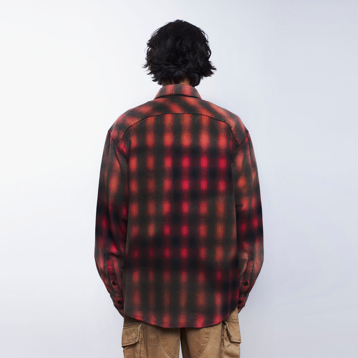 Liberaiders BLEACHED PLAID SHIRT