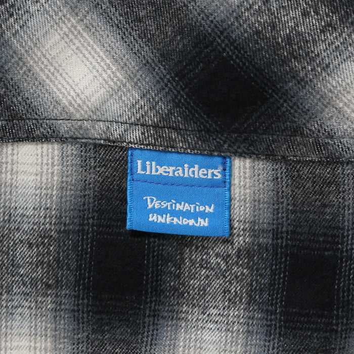 Liberaiders BLEACHED PLAID SHIRT