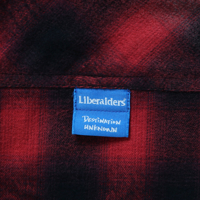 Liberaiders BLEACHED PLAID SHIRT