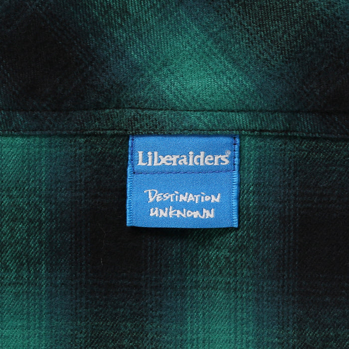 Liberaiders BLEACHED PLAID SHIRT