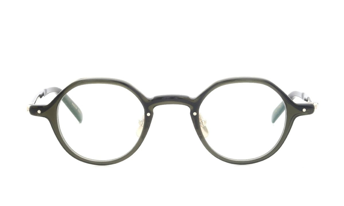 YELLOWS PLUS WINSTON EYEGLASS FRAME Harrods Green/Gold