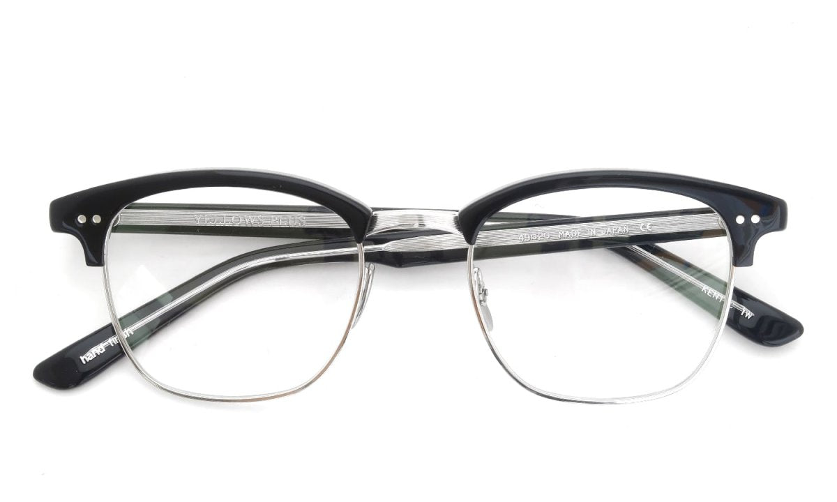 YELLOWS PLUS KENT EYEGLASS FRAME Black/Silver