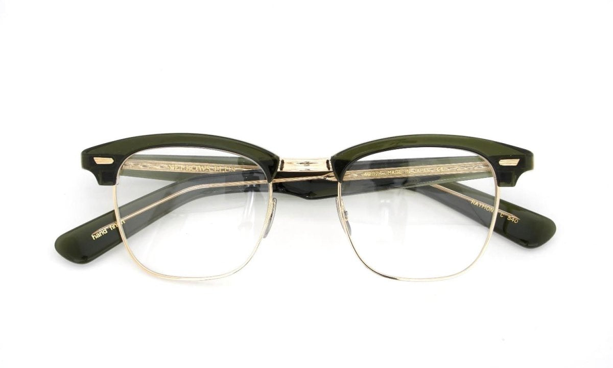 YELLOWS PLUS RAYMOND EYEGLASS FRAME Layered Green/Gold