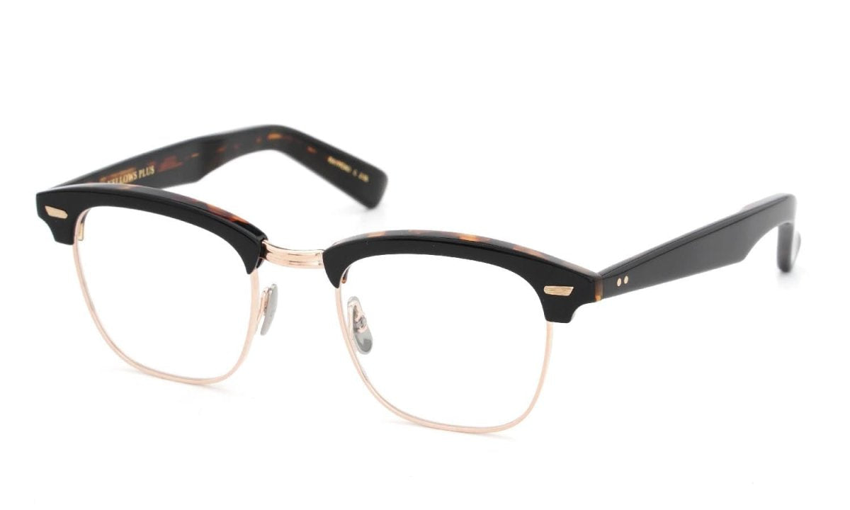 YELLOWS PLUS RAYMOND EYEGLASS FRAME Black Havana/Deep Gold