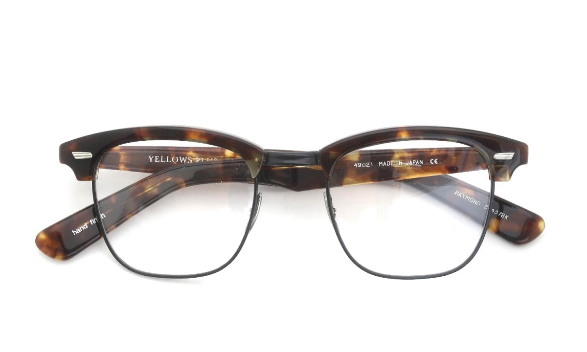 YELLOWS PLUS RAYMOND EYEGLASS FRAME Asian Havana/Black