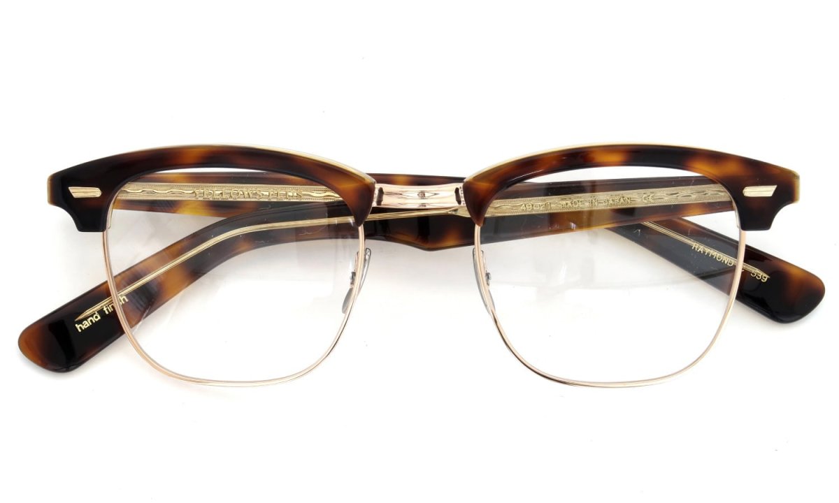 YELLOWS PLUS RAYMOND EYEGLASS FRAME Layered Turtle/Deep Gold