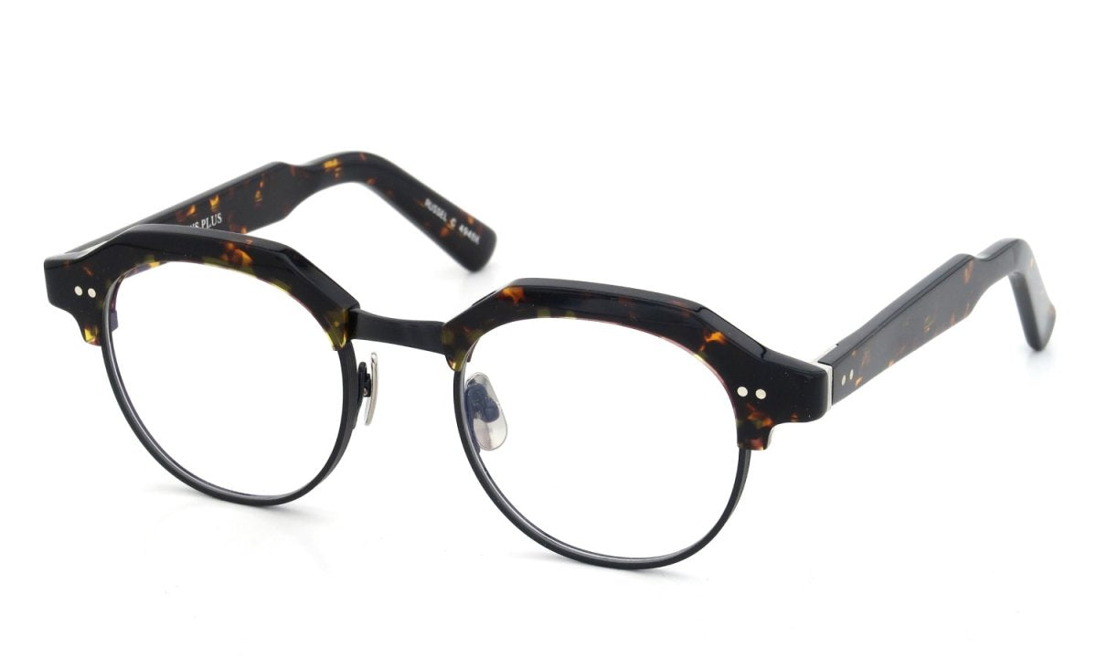 YELLOWS PLUS RUSSEL EYEWEAR Fine Turtle/Black