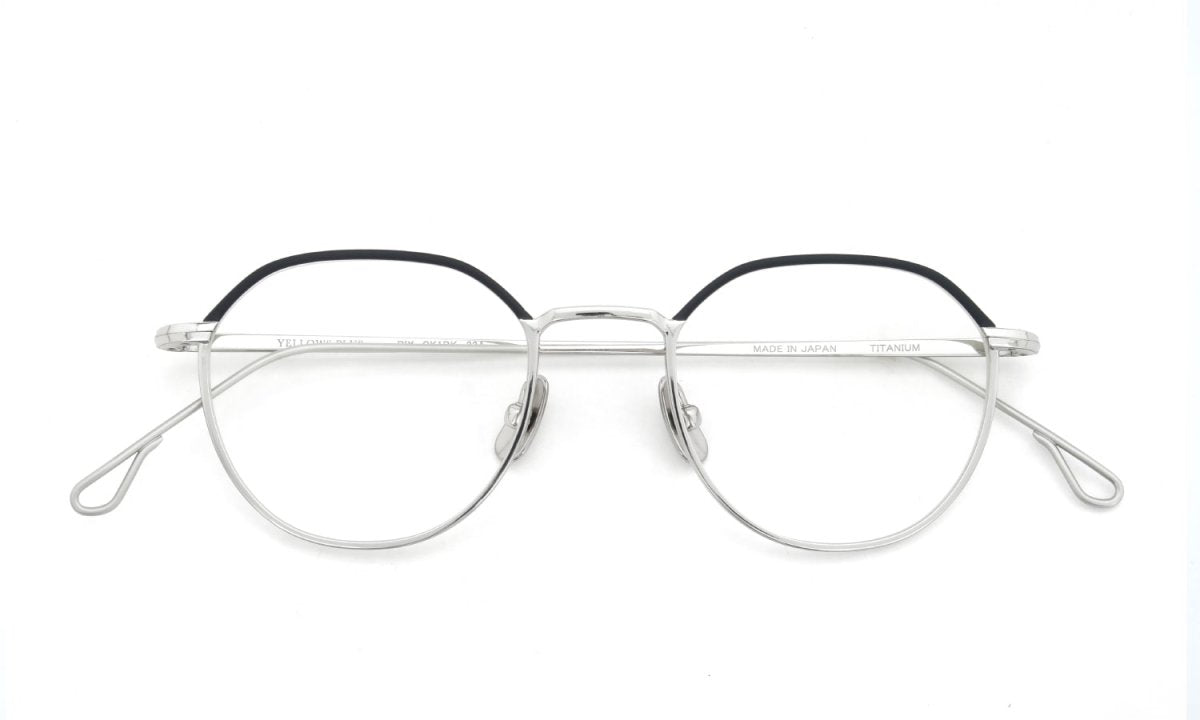 YELLOWS PLUS RIX EYEGLASS FRAME Silver/ Black