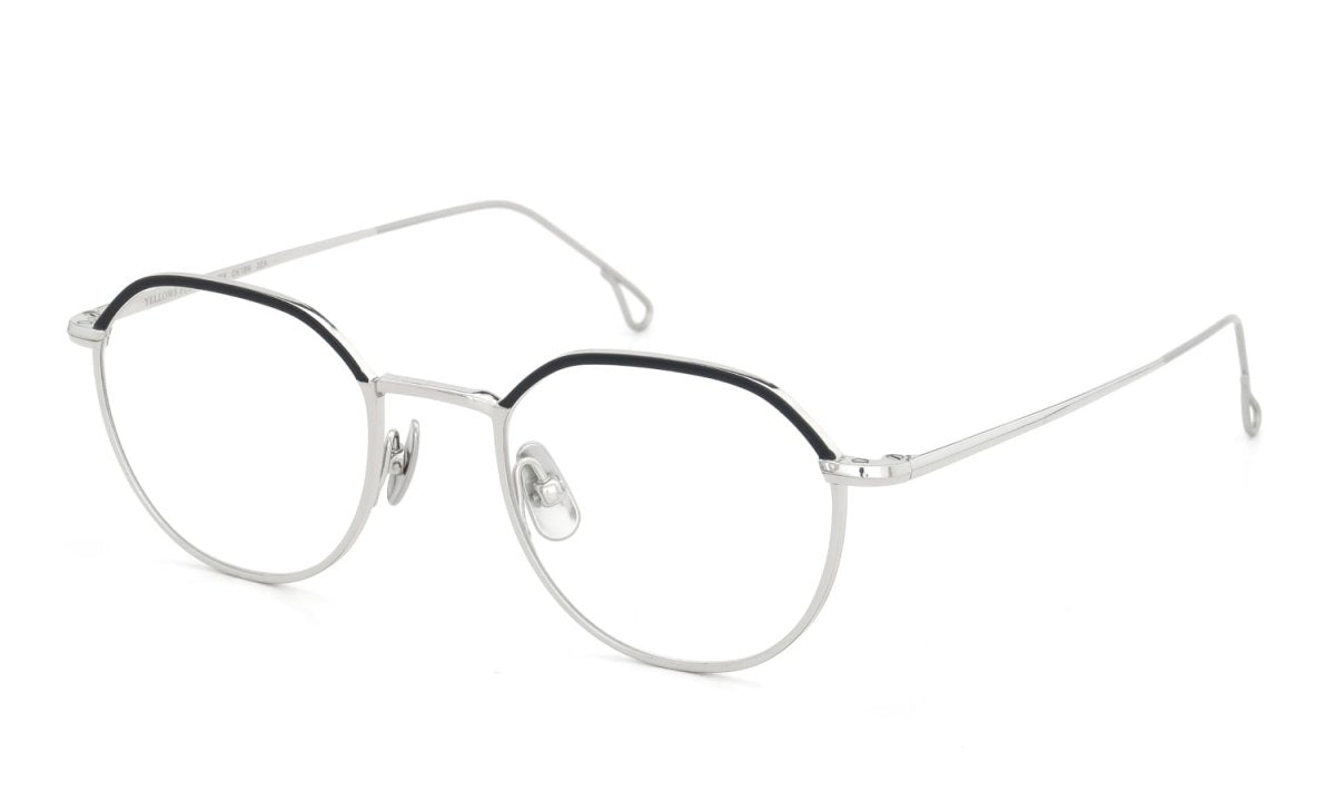 YELLOWS PLUS RIX EYEGLASS FRAME Silver/ Black