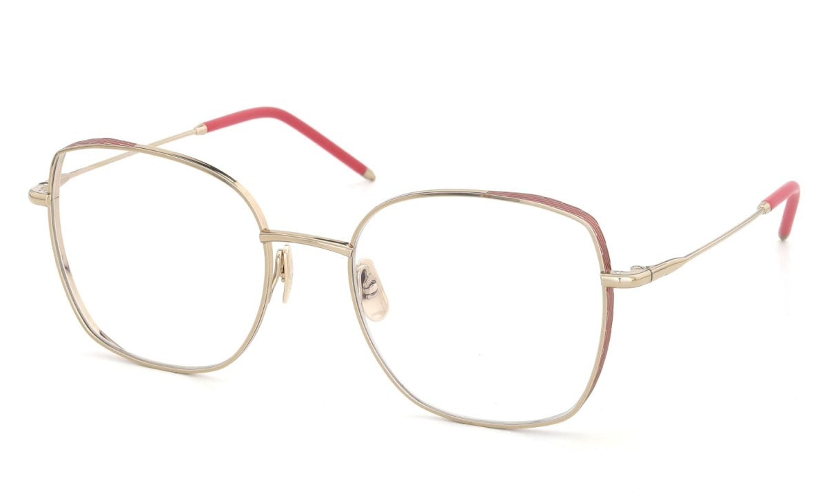 YELLOWS PLUS ZARA EYEGLASS FRAME Gold/Tarazman Red