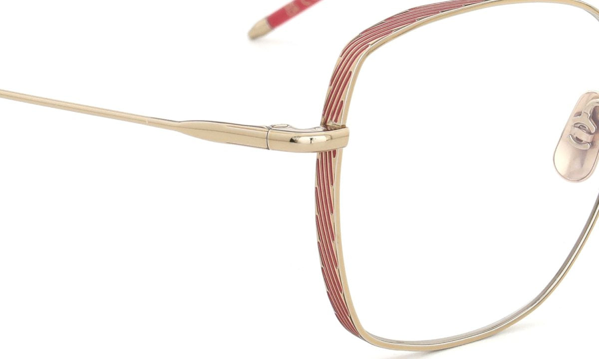 YELLOWS PLUS ZARA EYEGLASS FRAME Gold/Tarazman Red