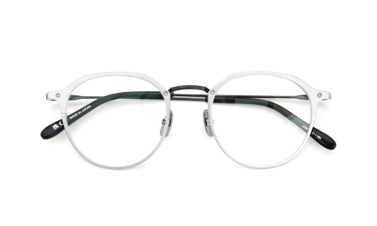 YELLOWS PLUS JOSH EYEGLASS FRAME Matt Silver/Black