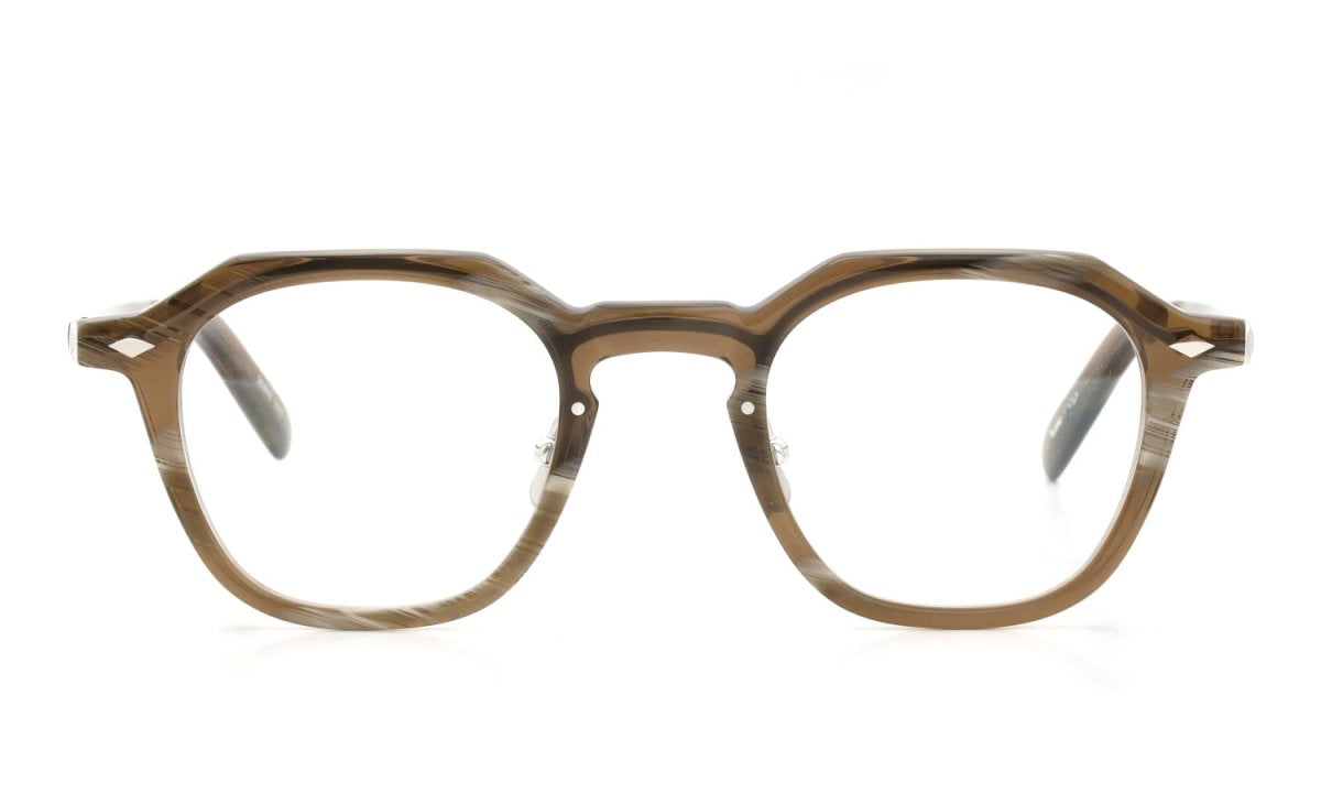 YELLOWS PLUS DENNIS EYEWEAR Green Horn/Silver