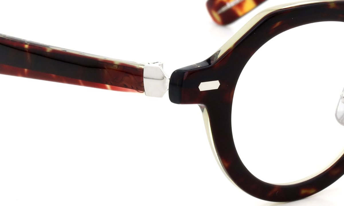 YELLOWS PLUS PHILIP EYEGLASS FRAME Layered Demi / Silver