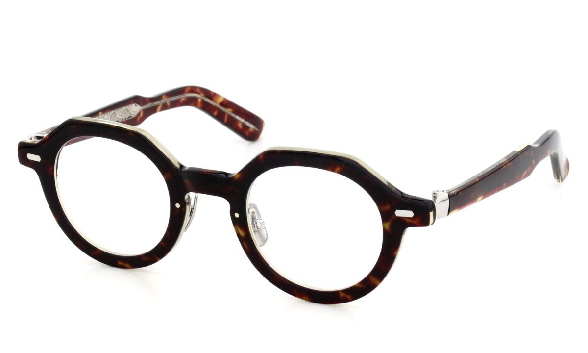 YELLOWS PLUS PHILIP EYEGLASS FRAME Layered Demi / Silver