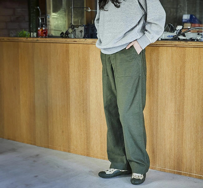 orSlow VINTAGE FIT FATIGUE PANTS Dark Olive – unexpected store