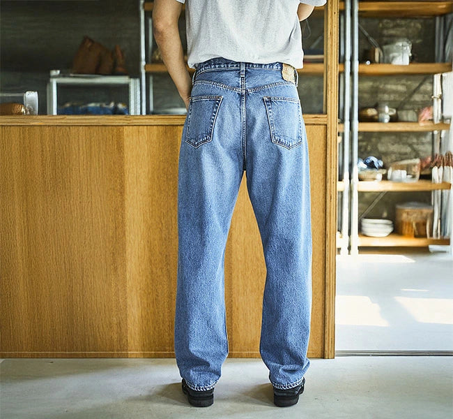 orSlow 101 DAD’S FIT DENIM PANTS Denim Used