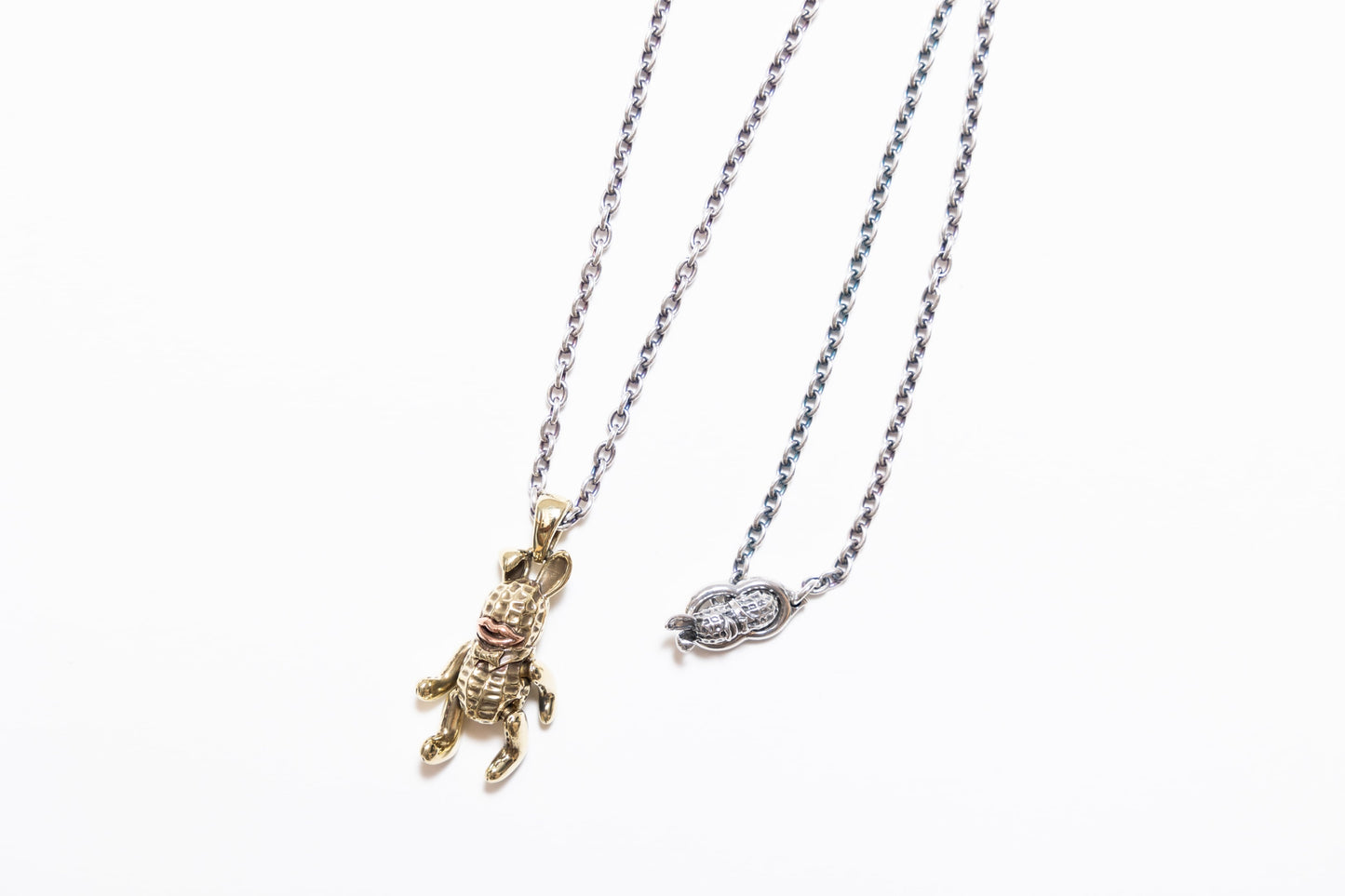 Peanuts&Co TEDDY BUNNYPEANUTS (brass) + silver chain