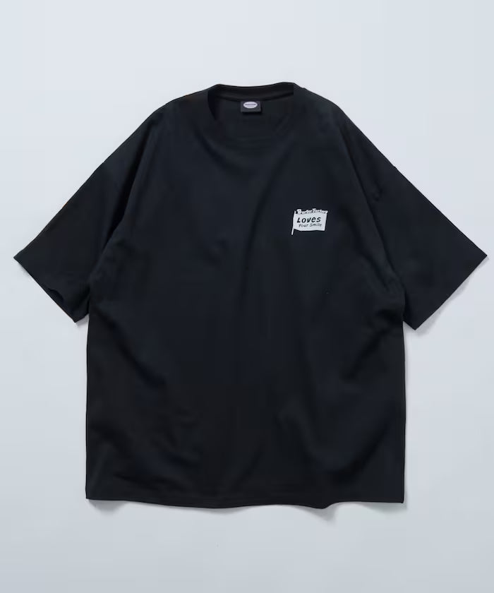 Burger Factory x FREAK'S STORE Burger Factory Special Big Silhouette Back Print Crew Neck T-shirt