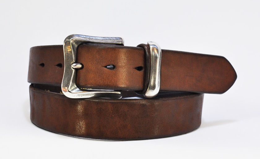 Vintage Works HAND MADE LEATHER BELT DH5675 BRONZE