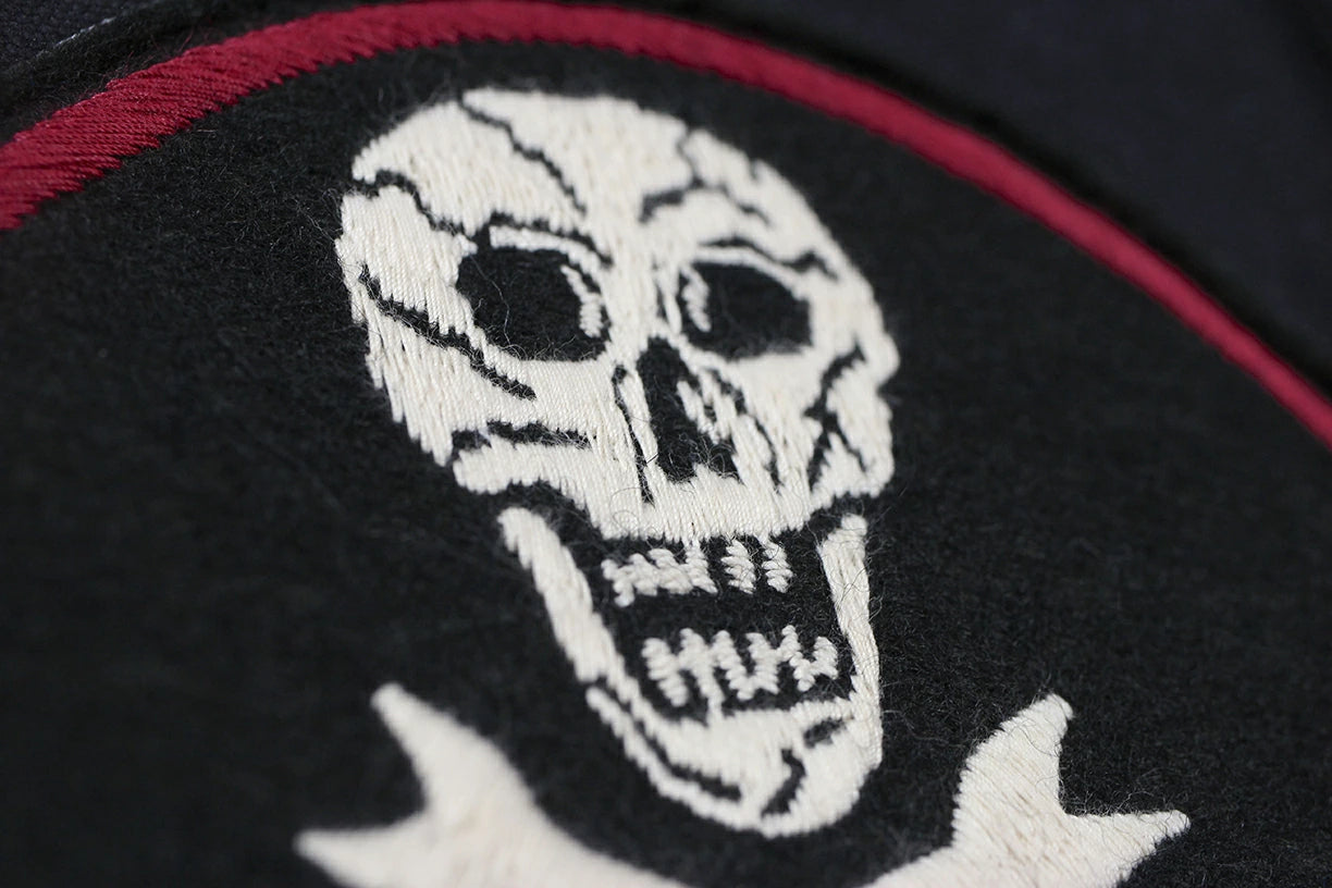 FREEWHEELERS & CO. "KNUCKLE BONES" on "AAF 90thBG 400thBSQ" CIVILIAN DECK JACKET