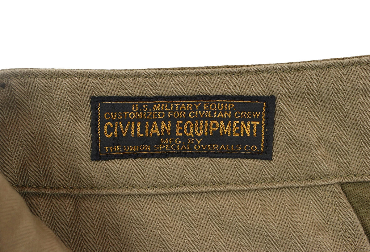FREEWHEELERS GROUND CREW TROUSERS MILITARY MOLESKIN