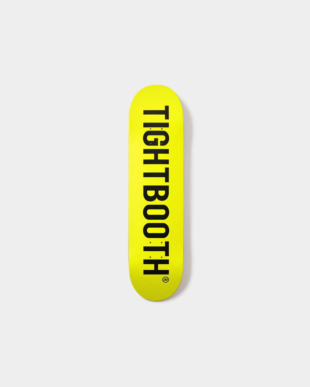 TIGHTBOOTH LOGO SKATEBOARD SAFETY YELLOW / BLACK – unexpected store