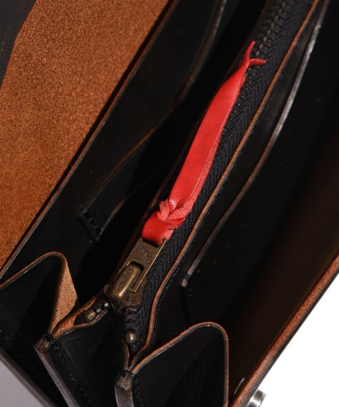 LARRY SMITH FLAP TRAVELERS WALLET "SHELL"